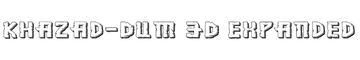 Khazad-Dum 3D Expanded 