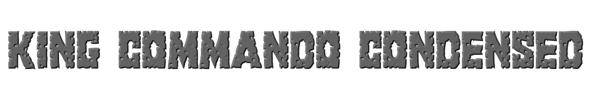 King Commando Condensed 