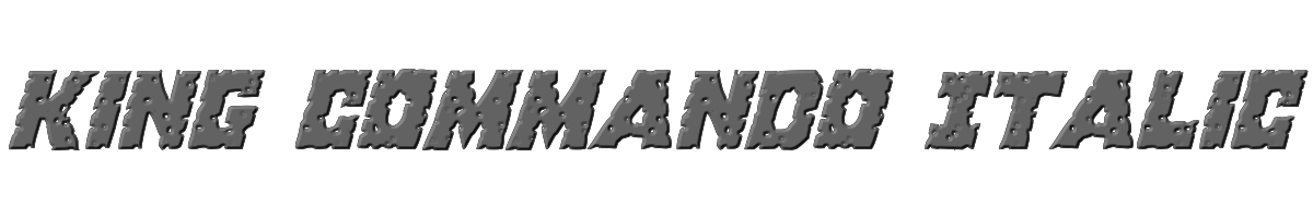 King Commando Italic 
