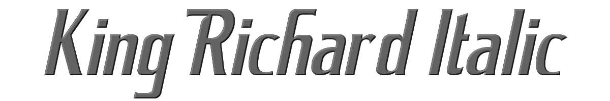 King Richard Italic 