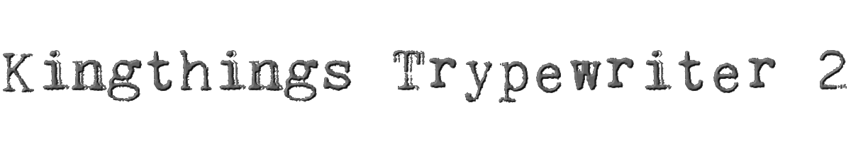 Kingthings Trypewriter 2 