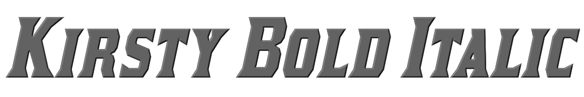 Kirsty Bold Italic 