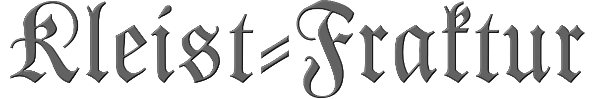 Kleist-Fraktur 