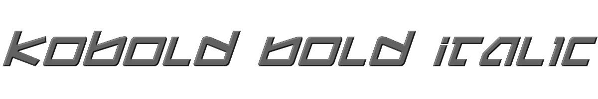 Kobold Bold Italic 
