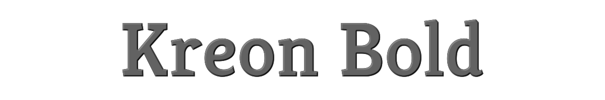 Kreon Bold 