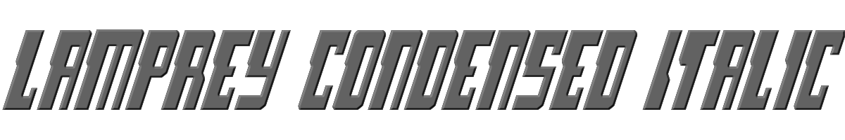 Lamprey Condensed Italic 