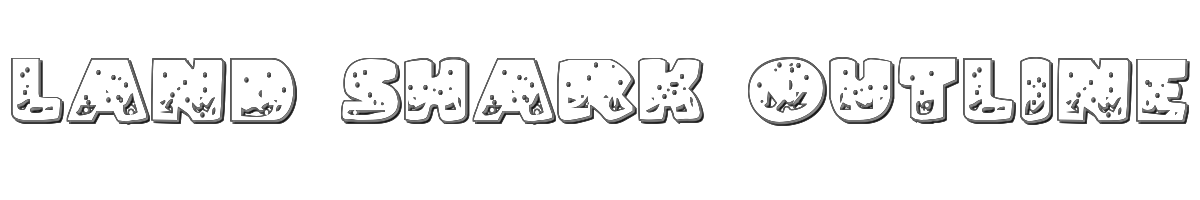 Land Shark Outline 