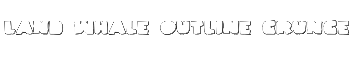 Land Whale Outline Grunge 