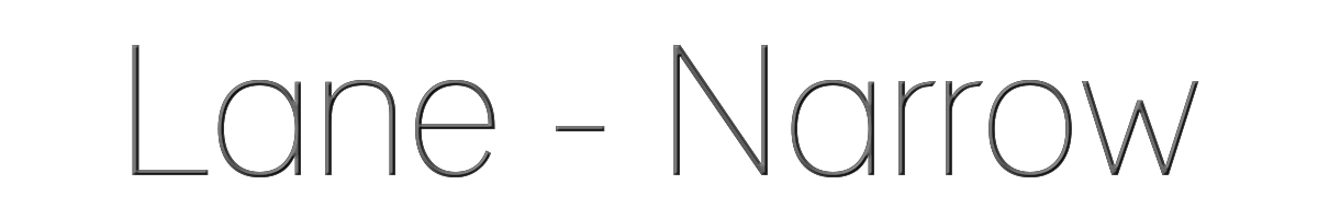 Lane - Narrow 