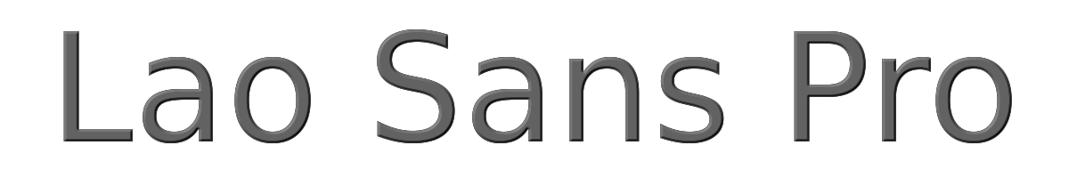 Lao Sans Pro 