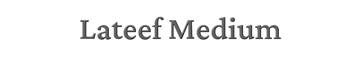 Lateef Medium 