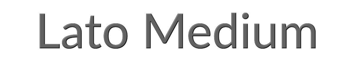 Lato Medium 