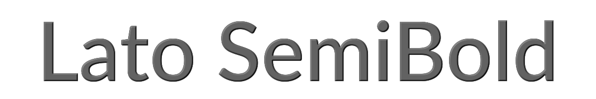 Lato SemiBold 
