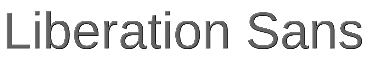 Liberation Sans 