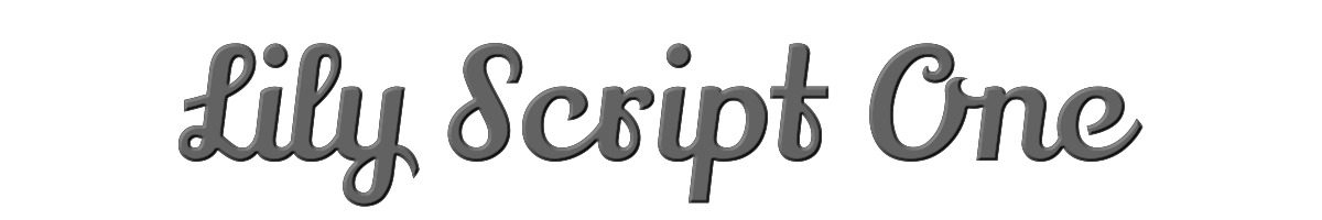 Lily Script One 