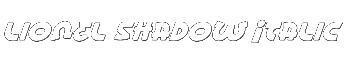 Lionel Shadow Italic 