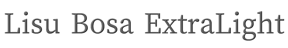 Lisu Bosa ExtraLight 