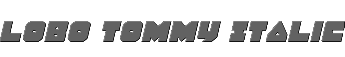 Lobo Tommy Italic 