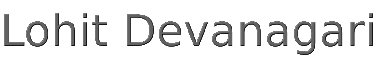 Lohit Devanagari 