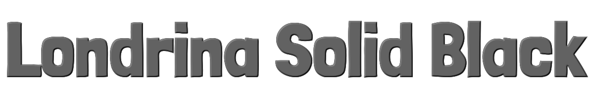 Londrina Solid Black 