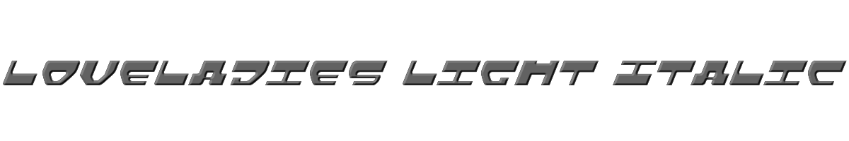 Loveladies Light Italic 
