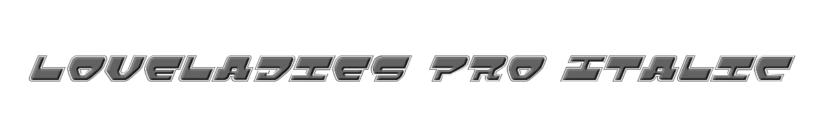 Loveladies Pro Italic 