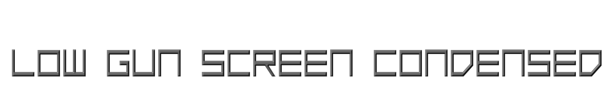 Low Gun Screen Condensed 