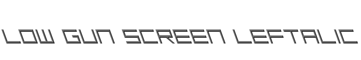 Low Gun Screen Leftalic 
