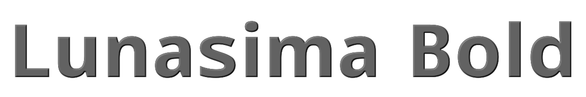 Lunasima Bold 