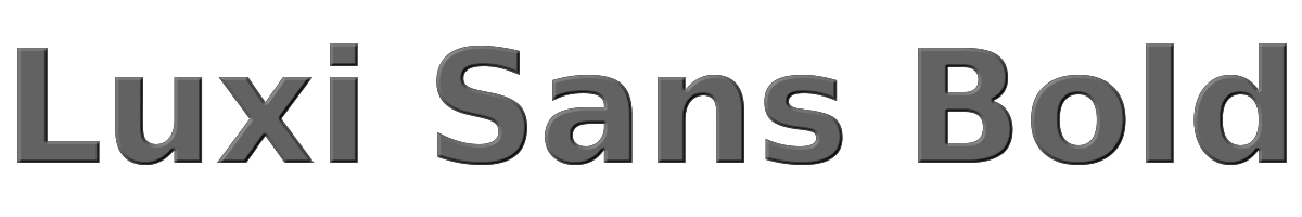 Luxi Sans Bold 
