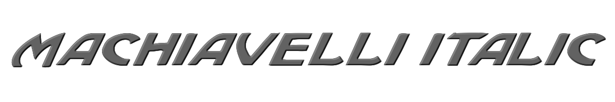 Machiavelli Italic 