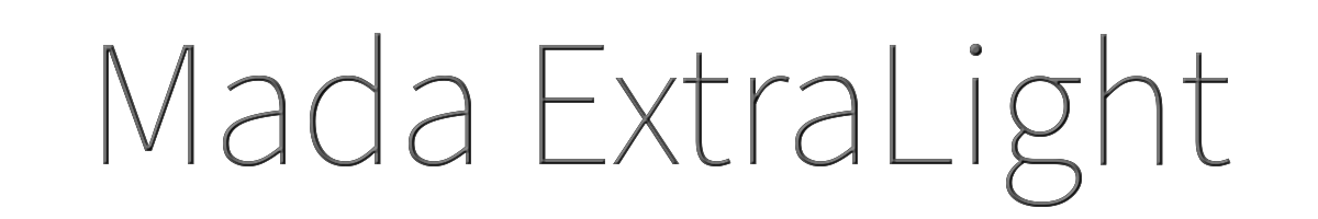 Mada ExtraLight 