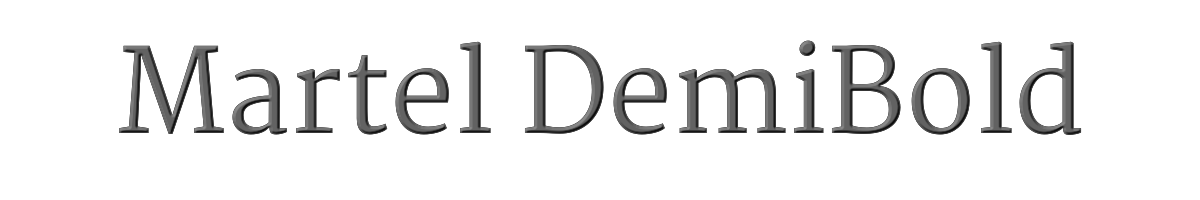 Martel DemiBold 