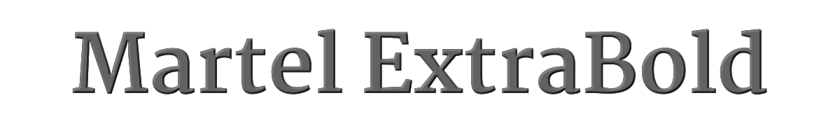 Martel ExtraBold 
