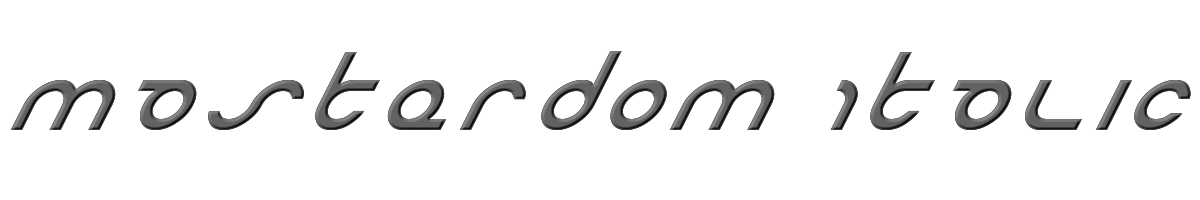 Masterdom Italic 