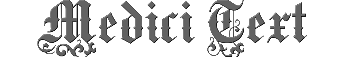 Medici Text 