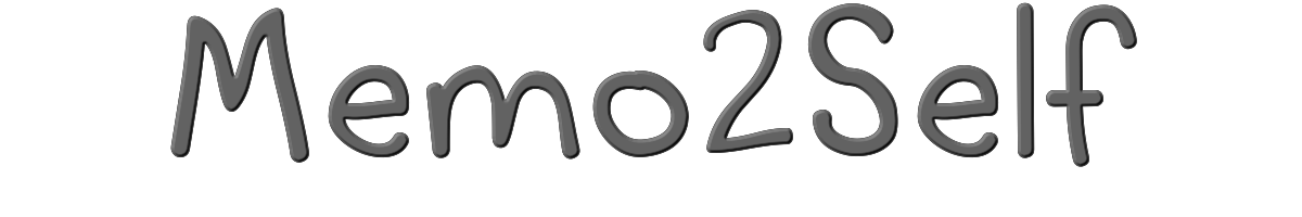 Memo2Self 