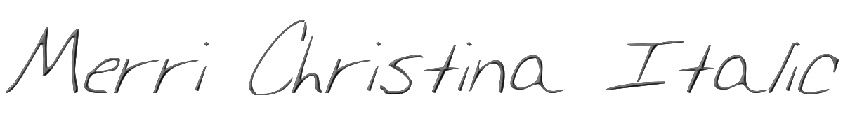 Merri Christina Italic 