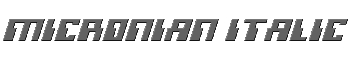 Micronian Italic 