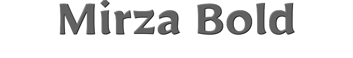 Mirza Bold 