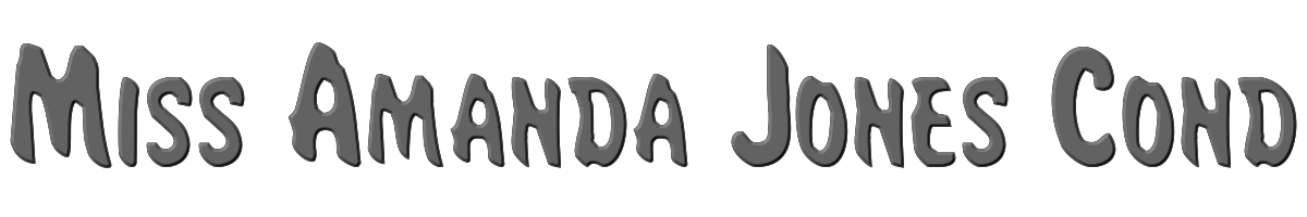 Miss Amanda Jones Cond 