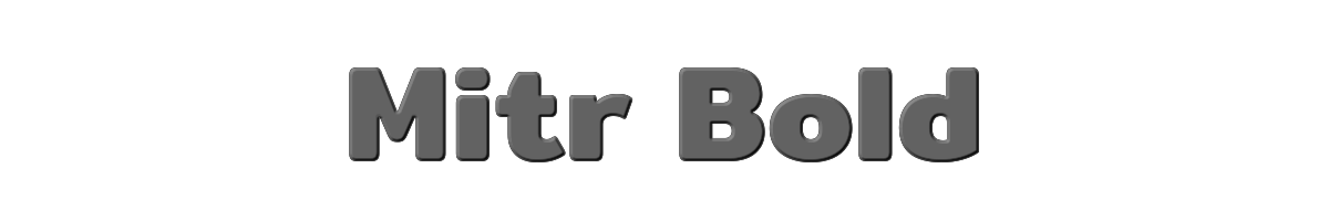 Mitr Bold 