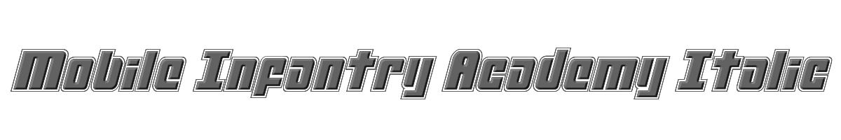 Mobile Infantry Academy Italic 