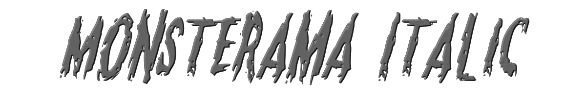 Monsterama Italic 