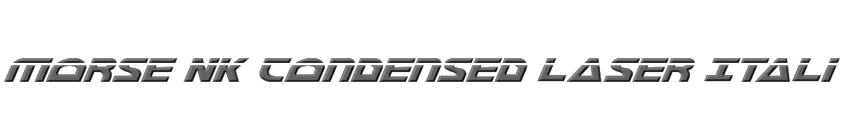 Morse NK Condensed Laser Italic 