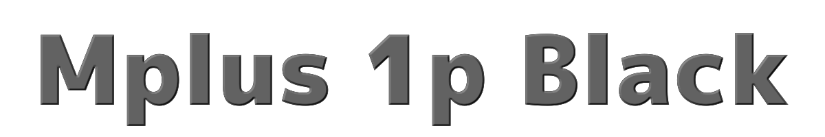 Mplus 1p Black 