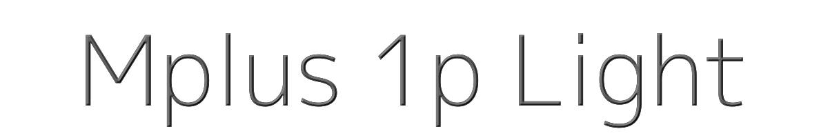 Mplus 1p Light 