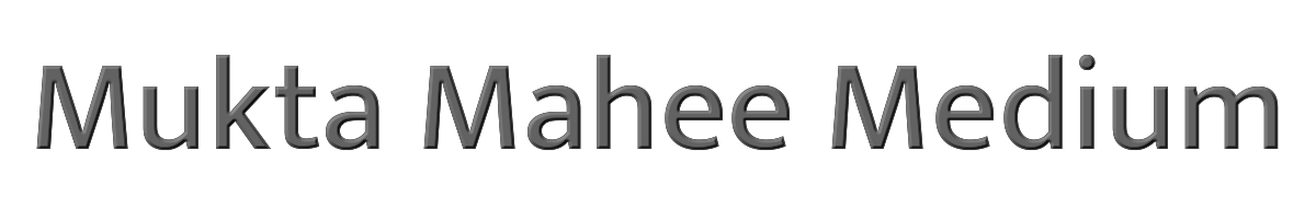 Mukta Mahee Medium 