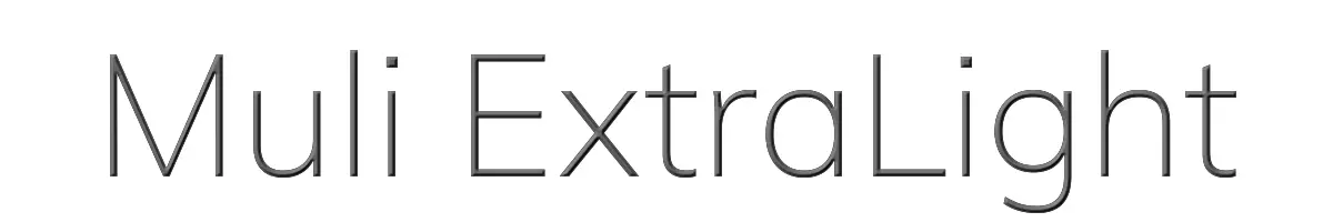Muli ExtraLight 
