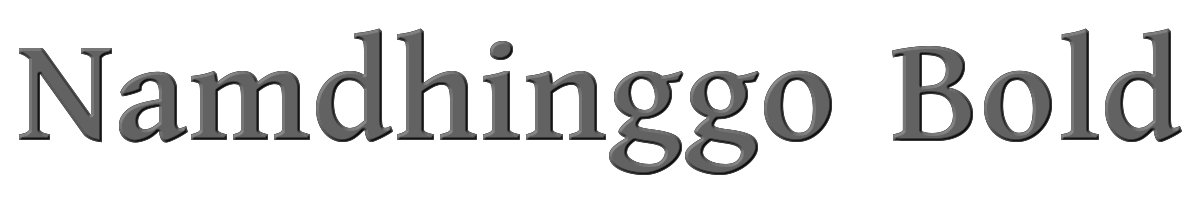 Namdhinggo Bold 
